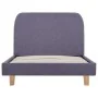 Light gray fabric bed frame 90x200 cm by vidaXL, Beds and slatted bases - Ref: Foro24-280871, Price: 90,16 €, Discount: %