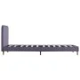 Light gray fabric bed frame 90x200 cm by vidaXL, Beds and slatted bases - Ref: Foro24-280871, Price: 90,16 €, Discount: %