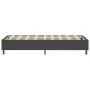 Box spring bed dark gray fabric 100x200 cm by vidaXL, Beds and slatted bases - Ref: Foro24-3054722, Price: 292,32 €, Discount: %