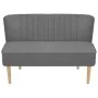 Light gray fabric sofa 117x55.5x77 cm by vidaXL, Sofas - Ref: Foro24-244070, Price: 215,76 €, Discount: %