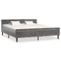Estructura de cama de terciopelo gris 180x200 cm de vidaXL, Camas y somieres - Ref: Foro24-288562, Precio: 343,71 €, Descuent...