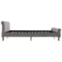 Estructura de cama de terciopelo gris 180x200 cm de vidaXL, Camas y somieres - Ref: Foro24-288562, Precio: 343,71 €, Descuent...