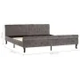 Estructura de cama de terciopelo gris 180x200 cm de vidaXL, Camas y somieres - Ref: Foro24-288562, Precio: 343,71 €, Descuent...
