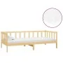 Sofa bed with solid pine wood mattress 90x200 cm by vidaXL, Beds and slatted bases - Ref: Foro24-3083604, Price: 197,42 €, Di...