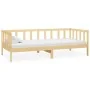 Sofa bed with solid pine wood mattress 90x200 cm by vidaXL, Beds and slatted bases - Ref: Foro24-3083604, Price: 197,42 €, Di...