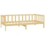 Sofa bed with solid pine wood mattress 90x200 cm by vidaXL, Beds and slatted bases - Ref: Foro24-3083604, Price: 197,42 €, Di...