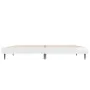 Glossy white engineered wood bed frame 140x190cm by vidaXL, Beds and slatted bases - Ref: Foro24-832279, Price: 112,22 €, Dis...