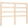 Estructura de cama con cabecero madera maciza 140x190 cm de vidaXL, Camas y somieres - Ref: Foro24-3191886, Precio: 117,84 €,...