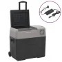Black and gray polypropylene refrigerator with wheels and adapter 30 L by vidaXL, Refrigerators - Ref: Foro24-3154635, Price:...