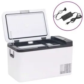 Cooler with handle and black and white PP and PE adapter 18 L by vidaXL, Refrigerators - Ref: Foro24-3154633, Price: 331,00 €...
