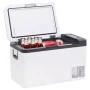 Refrigerator with handle and adapter PP and PE black and white 25 L by vidaXL, Refrigerators - Ref: Foro24-3154634, Price: 42...