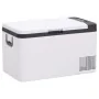 Refrigerator with handle and adapter PP and PE black and white 25 L by vidaXL, Refrigerators - Ref: Foro24-3154634, Price: 42...