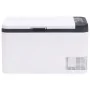 Refrigerator with handle and adapter PP and PE black and white 25 L by vidaXL, Refrigerators - Ref: Foro24-3154634, Price: 42...