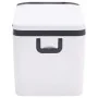Refrigerator with handle and adapter PP and PE black and white 25 L by vidaXL, Refrigerators - Ref: Foro24-3154634, Price: 42...