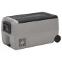 Fridge with wheels and adapter PP and PE black and gray 60 L by vidaXL, Refrigerators - Ref: Foro24-3154640, Price: 525,19 €,...