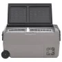 Fridge with wheels and adapter PP and PE black and gray 50 L by vidaXL, Refrigerators - Ref: Foro24-3154639, Price: 428,90 €,...