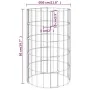 Circular gabion bed 4 pieces Ø30x50/100/150/200 cm by vidaXL, Pots and planters - Ref: Foro24-152023, Price: 63,23 €, Discoun...