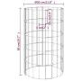 Rundes Gabionenbeet 4 Stück Ø30x50/100/150/200 cm von vidaXL, Töpfe und Pflanzgefäße - Ref: Foro24-152023, Preis: 64,40 €, Ra...