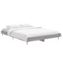 Sonoma-grauer Holzwerkstoff-Bettrahmen 140 x 190 cm von vidaXL, Betten und Lattenroste - Ref: Foro24-832283, Preis: 118,54 €,...