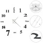 3D wall clock with modern design 100 cm XXL black by vidaXL, Wall clocks - Ref: Foro24-50635, Price: 27,96 €, Discount: %