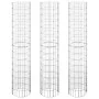 Circular gabion bed 3 units galvanized steel Ø30x150 cm by vidaXL, Pots and planters - Ref: Foro24-152021, Price: 67,48 €, Di...