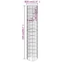 Circular gabion bed 3 units galvanized steel Ø30x150 cm by vidaXL, Pots and planters - Ref: Foro24-152021, Price: 67,48 €, Di...