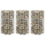 Runde Gabionen-Pflanzringe 3 Stk. verzinkter Stahl Ø30x50 cm von vidaXL, Töpfe und Pflanzgefäße - Ref: Foro24-152019, Preis: ...