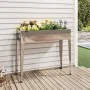 Jardinera de acero galvanizado 100,5x40,5x90 cm de vidaXL, Maceteros y jardineras - Ref: Foro24-152262, Precio: 59,71 €, Desc...