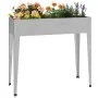 Jardinera de acero galvanizado 100,5x40,5x90 cm de vidaXL, Maceteros y jardineras - Ref: Foro24-152262, Precio: 59,71 €, Desc...