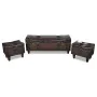 Brown 3-piece storage bench set by vidaXL, Benches for halls and storage - Ref: Foro24-240551, Price: 263,19 €, Discount: %
