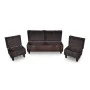 3-teiliges Set brauner Aufbewahrungsbänke von vidaXL, Bänke für Hallen und Lager - Ref: Foro24-240551, Preis: 263,19 €, Rabat...