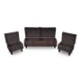 Brown 3-piece storage bench set by vidaXL, Benches for halls and storage - Ref: Foro24-240551, Price: 263,19 €, Discount: %