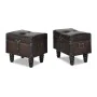 Brown 3-piece storage bench set by vidaXL, Benches for halls and storage - Ref: Foro24-240551, Price: 263,19 €, Discount: %
