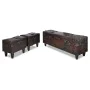 Brown 3-piece storage bench set by vidaXL, Benches for halls and storage - Ref: Foro24-240551, Price: 263,19 €, Discount: %