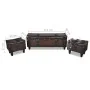 3-teiliges Set brauner Aufbewahrungsbänke von vidaXL, Bänke für Hallen und Lager - Ref: Foro24-240551, Preis: 263,19 €, Rabat...