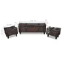 Brown 3-piece storage bench set by vidaXL, Benches for halls and storage - Ref: Foro24-240551, Price: 263,19 €, Discount: %