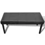 Black High Quality Artificial Leather Bench by vidaXL, Benches for halls and storage - Ref: Foro24-241104, Price: 87,19 €, Di...