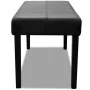 Black High Quality Artificial Leather Bench by vidaXL, Benches for halls and storage - Ref: Foro24-241104, Price: 87,19 €, Di...