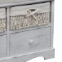 White Paulownia wood storage bench 62x33x42 cm by vidaXL, Benches for halls and storage - Ref: Foro24-240790, Price: 123,98 €...