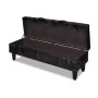 Folding trunk bench, chest style, brown, long by vidaXL, Benches for halls and storage - Ref: Foro24-240552, Price: 126,20 €,...