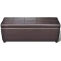 Lange braune Aufbewahrungsbank aus Holz von vidaXL, Bänke für Hallen und Lager - Ref: Foro24-241064, Preis: 164,26 €, Rabatt: %