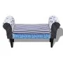 Blue and white patchwork bench by vidaXL, Benches for halls and storage - Ref: Foro24-240881, Price: 141,68 €, Discount: %