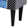 Blue and white patchwork bench by vidaXL, Benches for halls and storage - Ref: Foro24-240881, Price: 141,68 €, Discount: %