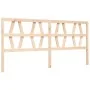 Bed frame with solid wood headboard 200x200 cm by vidaXL, Beds and slatted bases - Ref: Foro24-3192511, Price: 143,84 €, Disc...