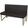 Kunstlederbank 139,5 cm dunkelbraun von vidaXL, Bänke für Hallen und Lager - Ref: Foro24-241347, Preis: 220,22 €, Rabatt: %