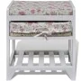 Storage bench with shoe rack and paulownia wood basket by vidaXL, Benches for halls and storage - Ref: Foro24-241541, Price: ...