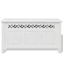 Baroque-style white MDF storage bench by vidaXL, Benches for halls and storage - Ref: Foro24-242646, Price: 160,64 €, Discoun...