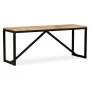Massivholz-Mangoholz-Bank 110x35x45 cm von vidaXL, Bänke für Hallen und Lager - Ref: Foro24-244902, Preis: 108,11 €, Rabatt: %
