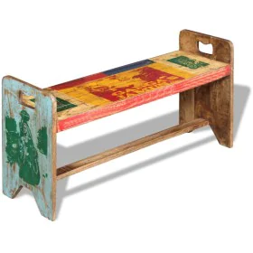 Recycled solid wood cola bench 100x30x50 cm by vidaXL, Benches for halls and storage - Ref: Foro24-243457, Price: 170,36 €, D...