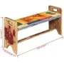Recycled solid wood cola bench 100x30x50 cm by vidaXL, Benches for halls and storage - Ref: Foro24-243457, Price: 170,36 €, D...